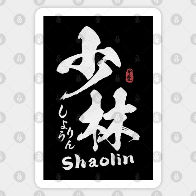 Shaolin Kanji Calligraphy Sticker by Takeda_Art